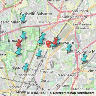 Mappa Via Morganti L., 20099 Sesto San Giovanni MI, Italia (1.954)