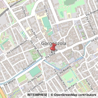 Mappa Vicolo Cesare Battisti, 3, 20064 Gorgonzola, Milano (Lombardia)