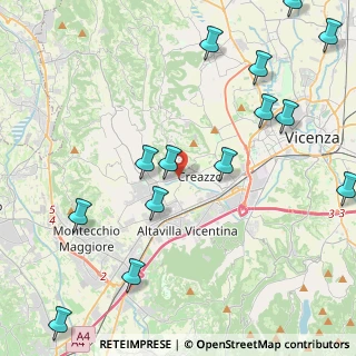 Mappa Via Val Leogra, 36051 Creazzo VI, Italia (5.48071)