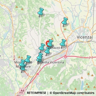 Mappa Via Val Leogra, 36051 Creazzo VI, Italia (3.64818)