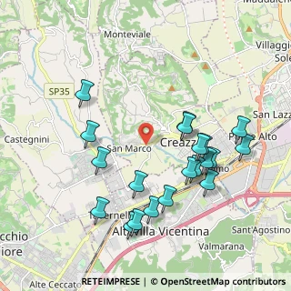 Mappa Via Val Leogra, 36051 Creazzo VI, Italia (2.0265)