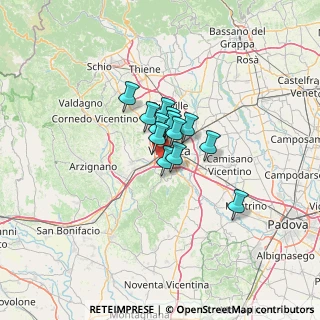 Mappa Via Gino Meldolesi, 36100 Vicenza VI, Italia (6.65538)