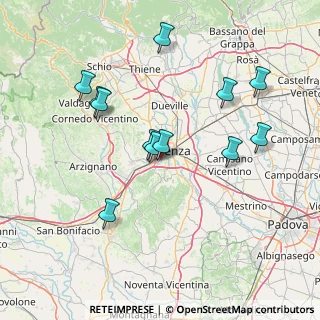 Mappa Via Gino Meldolesi, 36100 Vicenza VI, Italia (14.76083)