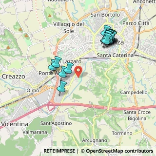 Mappa Via Gino Meldolesi, 36100 Vicenza VI, Italia (2.068)