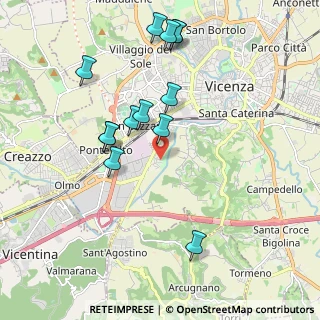 Mappa Via Gino Meldolesi, 36100 Vicenza VI, Italia (1.97769)