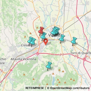 Mappa Via Gino Meldolesi, 36100 Vicenza VI, Italia (2.79909)