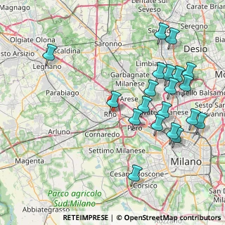 Mappa , 20017 Rho MI, Italia (9.1265)