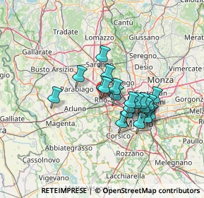 Mappa , 20017 Rho MI, Italia (9.8835)