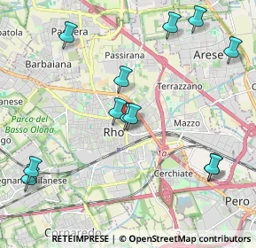 Mappa , 20017 Rho MI, Italia (2.46769)