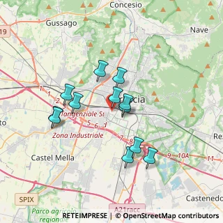 Mappa Via Lombardia, 25125 Brescia BS, Italia (3.01583)