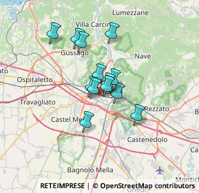 Mappa Via Lombardia, 25125 Brescia BS, Italia (4.54308)