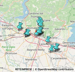 Mappa Via Lombardia, 25125 Brescia BS, Italia (9.508)