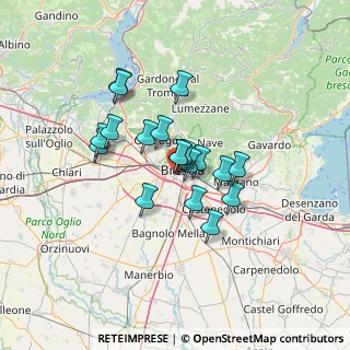 Mappa Via Lombardia, 25125 Brescia BS, Italia (9.77421)
