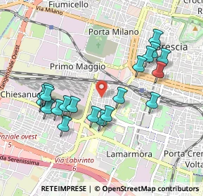 Mappa Via Lombardia, 25125 Brescia BS, Italia (0.9565)