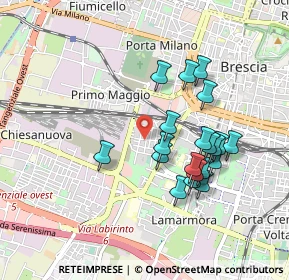 Mappa Via Lombardia, 25125 Brescia BS, Italia (0.8285)