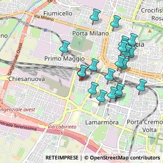 Mappa Via Lombardia, 25125 Brescia BS, Italia (0.9705)