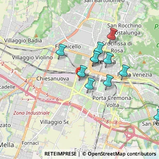 Mappa Via Lombardia, 25125 Brescia BS, Italia (1.69091)