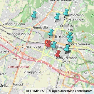 Mappa Via Lombardia, 25125 Brescia BS, Italia (1.71167)