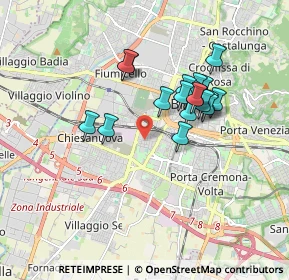 Mappa Via Lombardia, 25125 Brescia BS, Italia (1.46316)