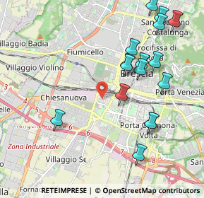 Mappa Via Lombardia, 25125 Brescia BS, Italia (2.22563)