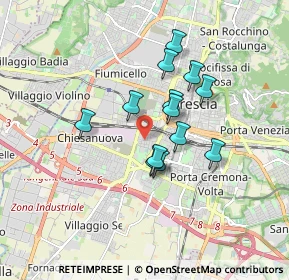 Mappa Via Lombardia, 25125 Brescia BS, Italia (1.31462)