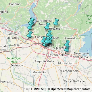 Mappa Via Piemonte, 25125 Brescia BS, Italia (9.33647)