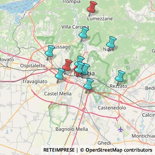 Mappa Via Piemonte, 25125 Brescia BS, Italia (5.57545)