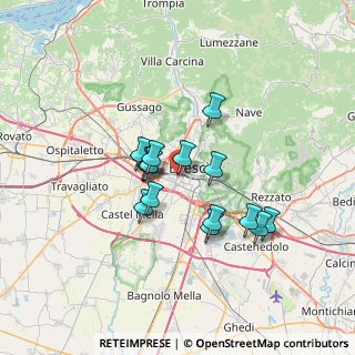 Mappa Via Piemonte, 25125 Brescia BS, Italia (5.292)