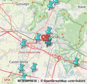 Mappa Via Piemonte, 25125 Brescia BS, Italia (4.44154)