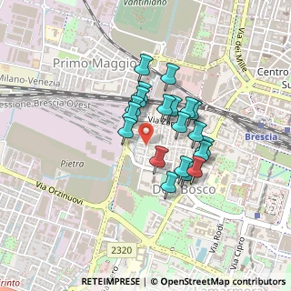 Mappa Via Piemonte, 25125 Brescia BS, Italia (0.3155)