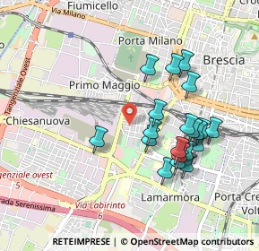 Mappa Via Piemonte, 25125 Brescia BS, Italia (0.8785)