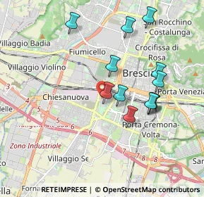 Mappa Via Piemonte, 25125 Brescia BS, Italia (1.75917)