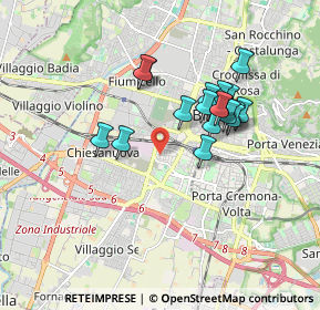 Mappa Via Piemonte, 25125 Brescia BS, Italia (1.50421)