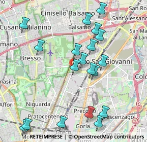 Mappa Via Milanese, 20099 Milano MI, Italia (2.19211)