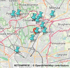 Mappa Via Milanese, 20099 Milano MI, Italia (3.31917)