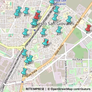 Mappa Via Tino Savi, 20099 Sesto San Giovanni MI, Italia (0.648)
