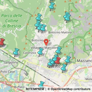 Mappa Via Don Giovanni Minzoni, 25082 Botticino BS, Italia (2.5855)