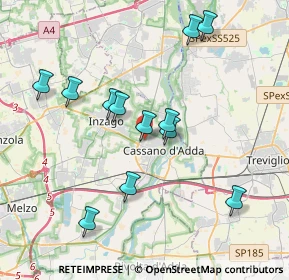 Mappa Piazza Gobetti, 20062 Cassano d'Adda MI, Italia (3.71417)