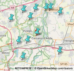 Mappa Piazza Gobetti, 20062 Cassano d'Adda MI, Italia (4.81)