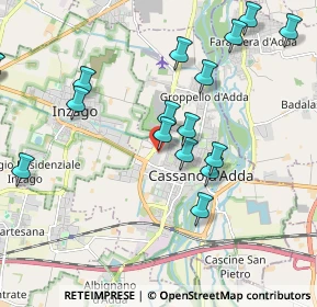 Mappa Piazza Gobetti, 20062 Cassano d'Adda MI, Italia (2.5665)