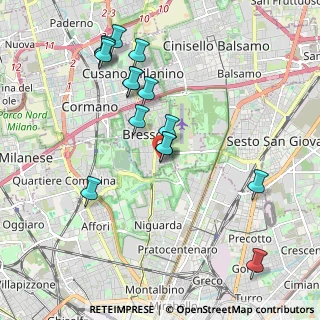 Mappa Via Leonardo Da Vinci, 20091 Bresso MI, Italia (2.01333)
