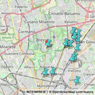 Mappa Via Leonardo Da Vinci, 20091 Bresso MI, Italia (2.34333)