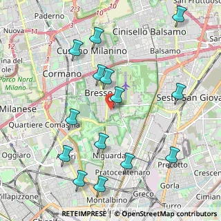 Mappa Via Leonardo Da Vinci, 20091 Bresso MI, Italia (2.32857)