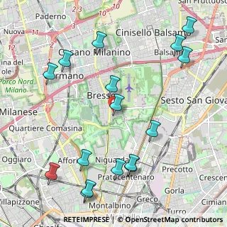 Mappa Via Leonardo Da Vinci, 20091 Bresso MI, Italia (2.55625)