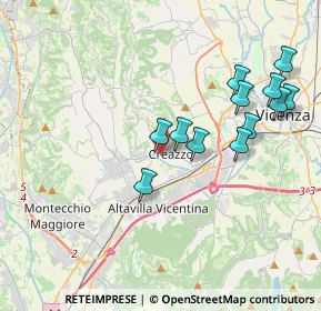 Mappa Viale degli Alpini, 36051 Creazzo VI, Italia (3.77417)