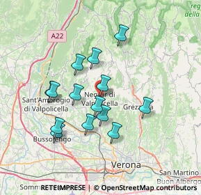 Mappa Via del Combattente, 37024 Negrar VR, Italia (6.22786)