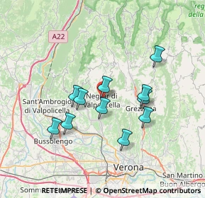 Mappa Via del Combattente, 37024 Negrar VR, Italia (6.13)