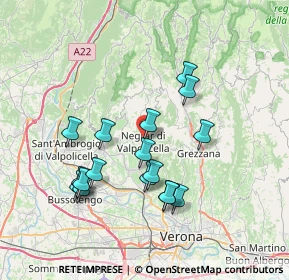 Mappa Via del Combattente, 37024 Negrar VR, Italia (6.9)