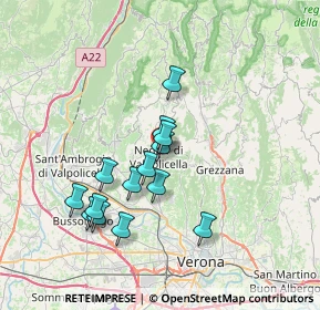 Mappa Via Del Combattente, 37024 Negrar di Valpolicella VR, Italia (6.25786)