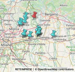 Mappa Via F. Borromeo, 20062 Cassano d'Adda MI, Italia (9.86231)